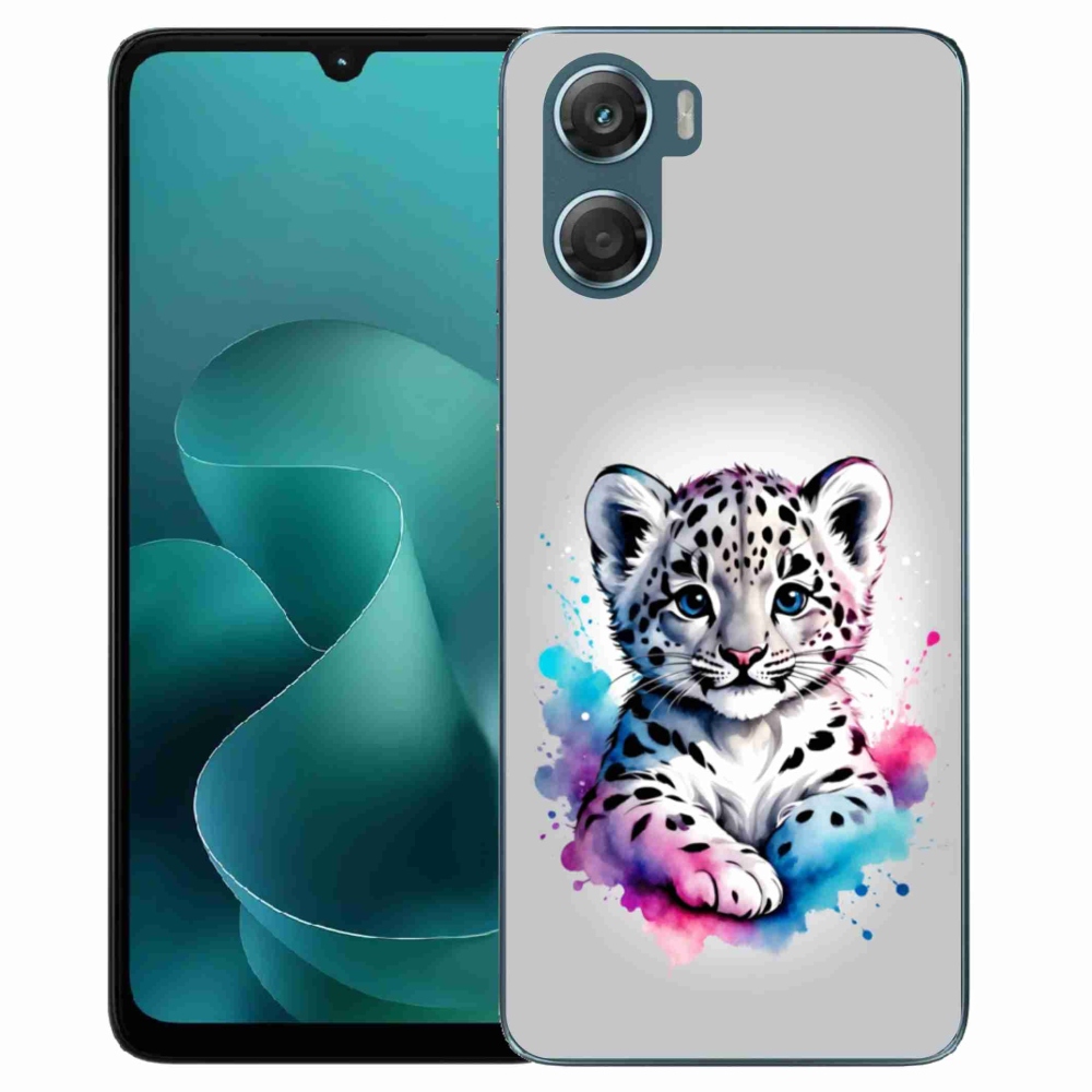 Gélový kryt mmCase na Motorola G06/G06 Power - leopardej mláďa
