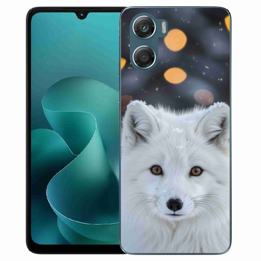 Gélový kryt mmCase na Motorola G06/G06 Power - líška polárna