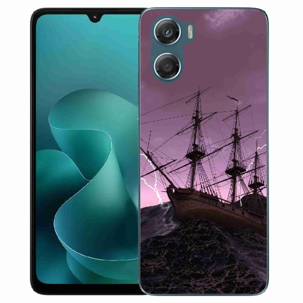 Gélový kryt mmCase na Motorola G06/G06 Power - loď v búrke