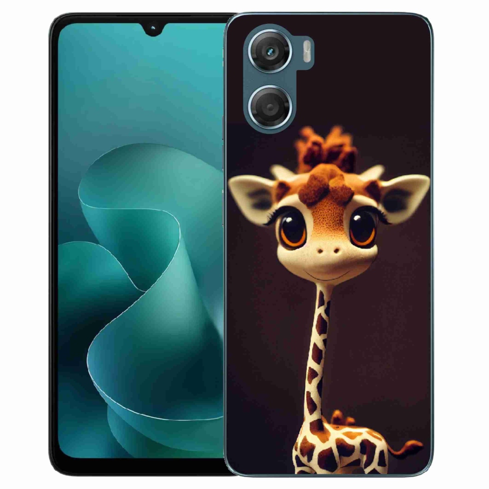 Gélový kryt mmCase na Motorola G06/G06 Power - malá žirafa