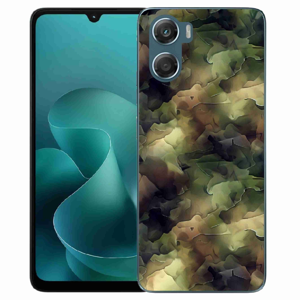 Gélový kryt mmCase na Motorola G06/G06 Power - maskáčový vzor 10