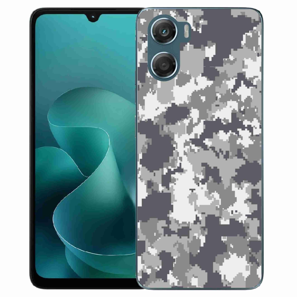 Gélový kryt mmCase na Motorola G06/G06 Power - maskáčový vzor 2