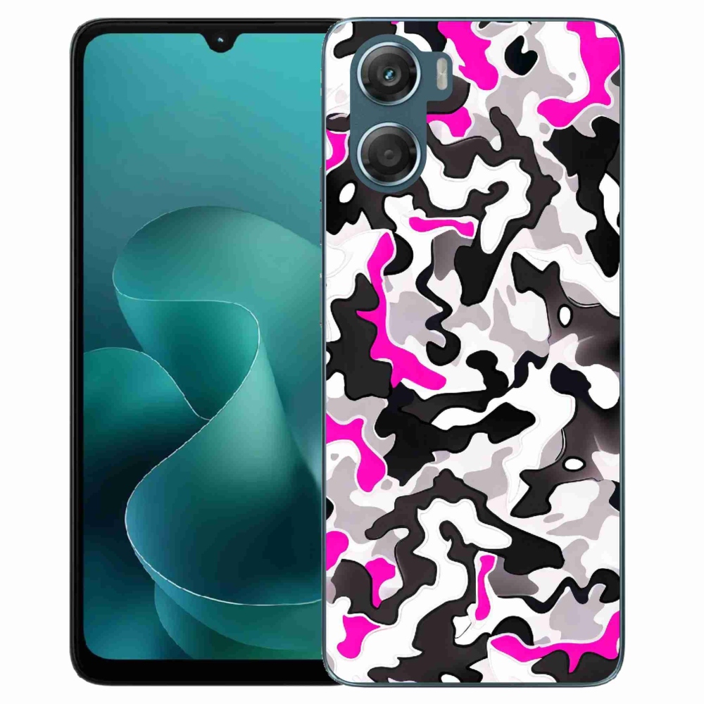 Gélový kryt mmCase na Motorola G06/G06 Power - maskáčový vzor 5