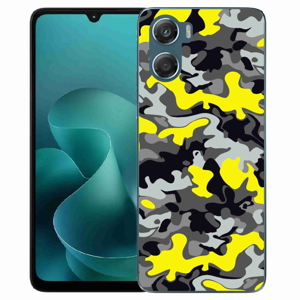 Gélový kryt mmCase na Motorola G06/G06 Power - maskáčový vzor 6