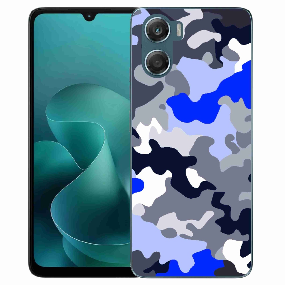 Gélový kryt mmCase na Motorola G06/G06 Power - maskáčový vzor 8