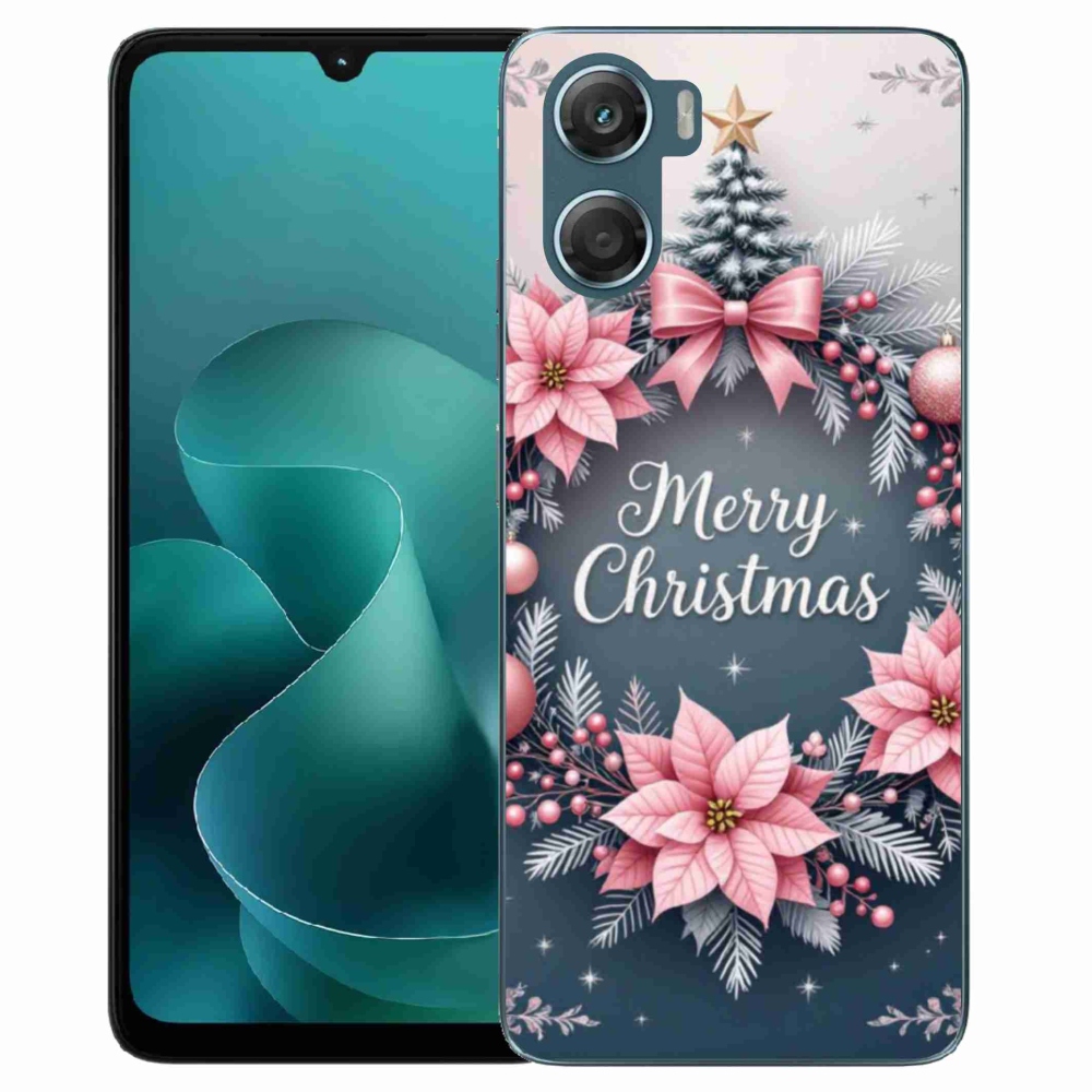 Gélový kryt mmCase na Motorola G06/G06 Power - merry christmas
