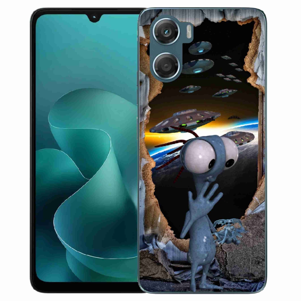 Gélový kryt mmCase na Motorola G06/G06 Power - mimozemšťan