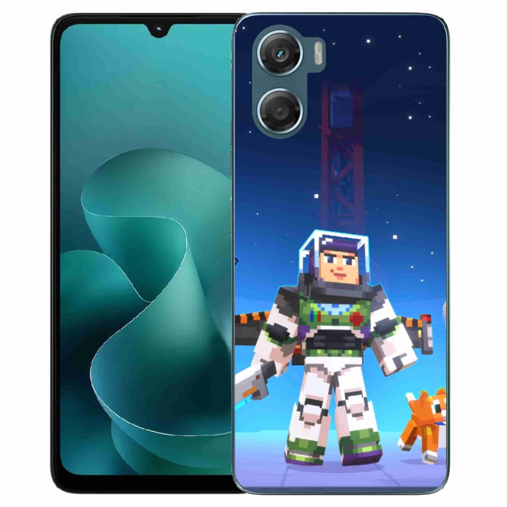 Gélový kryt mmCase na Motorola G06/G06 Power - minecraft 2