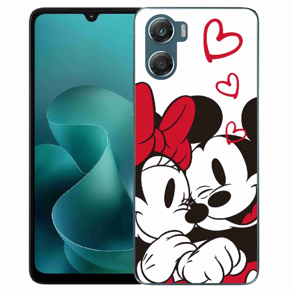Gélový kryt mmCase na Motorola G06/G06 Power - minnie a mickey