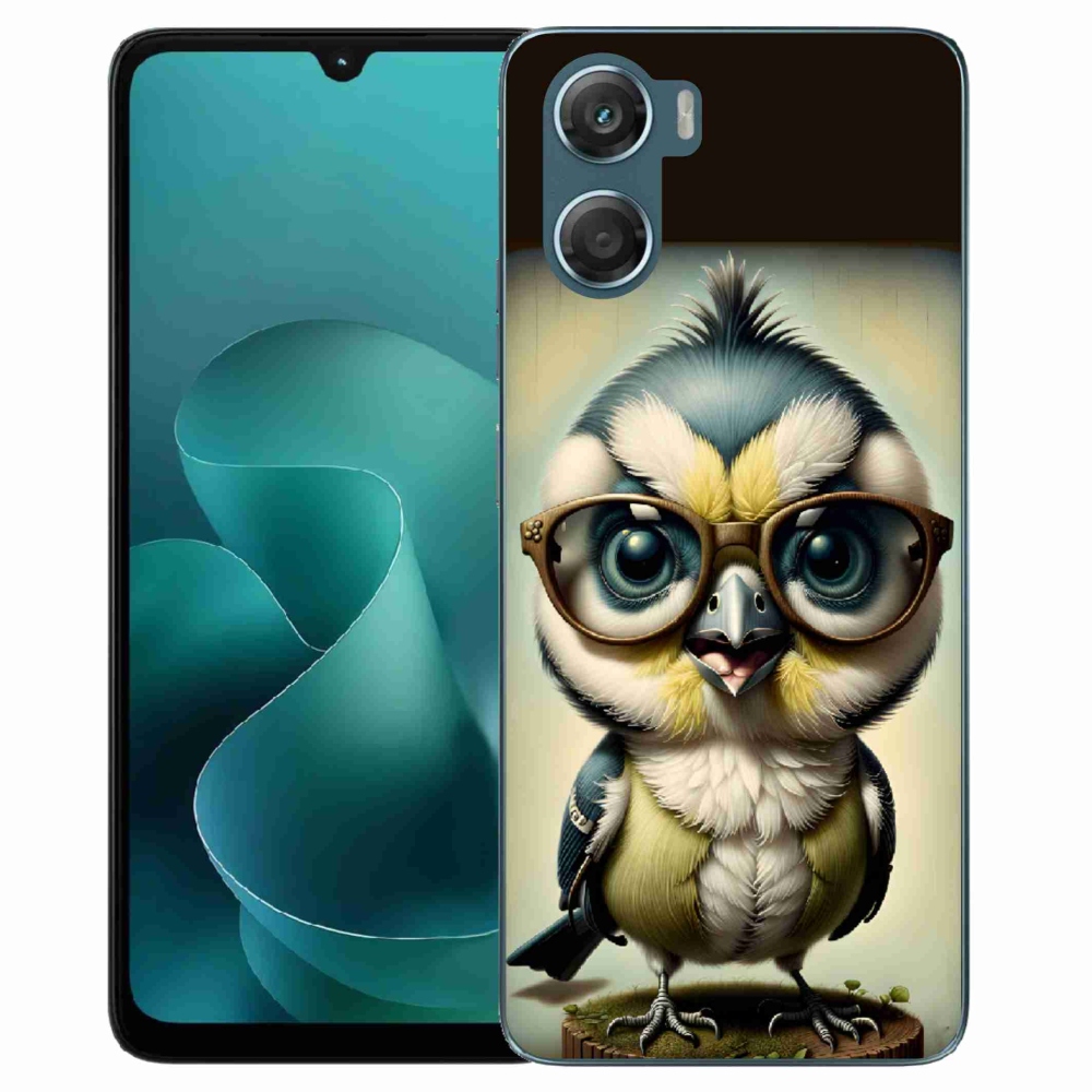 Gélový kryt mmCase na Motorola G06/G06 Power - mláďa s okuliarmi