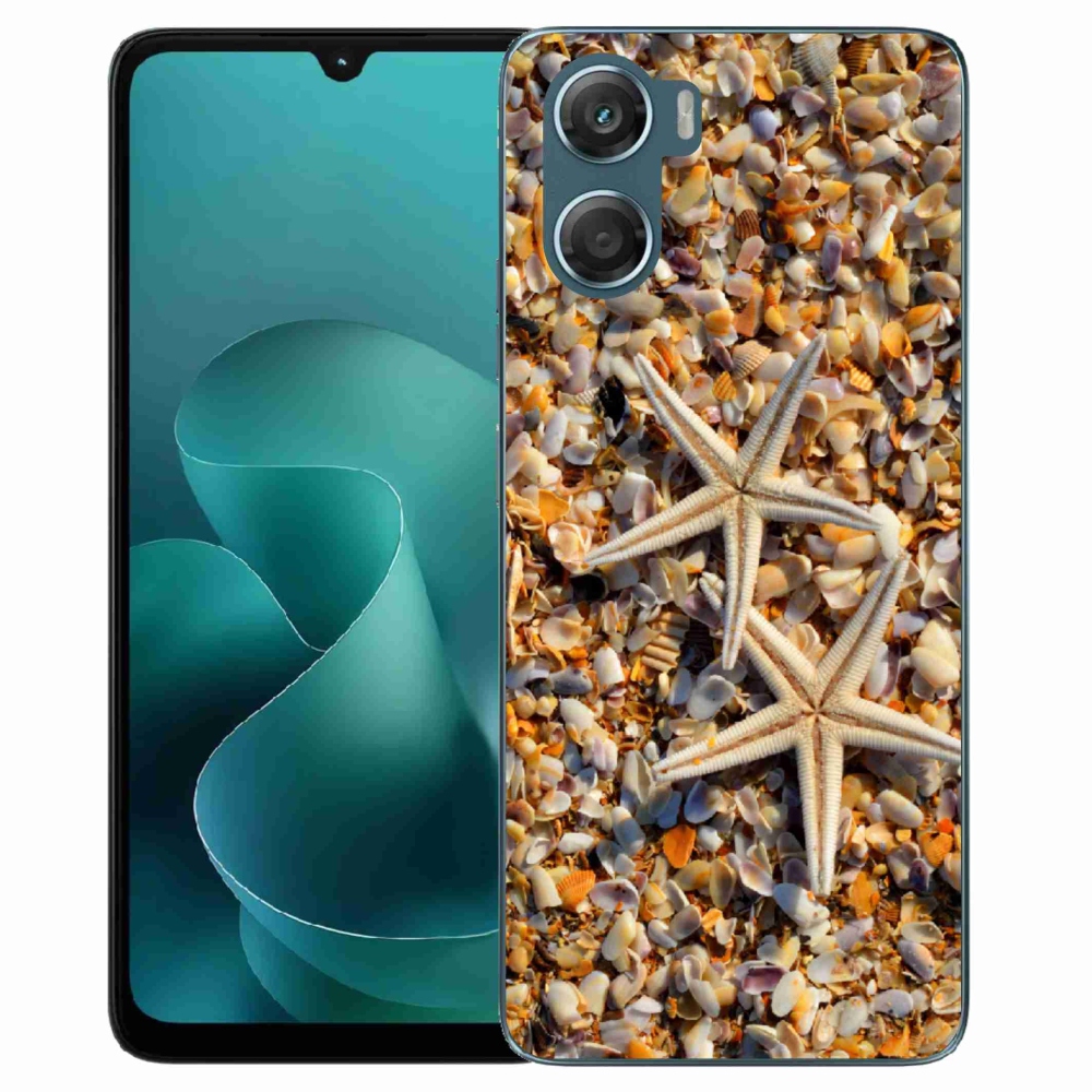 Gélový kryt mmCase na Motorola G06/G06 Power - morské hviezdice