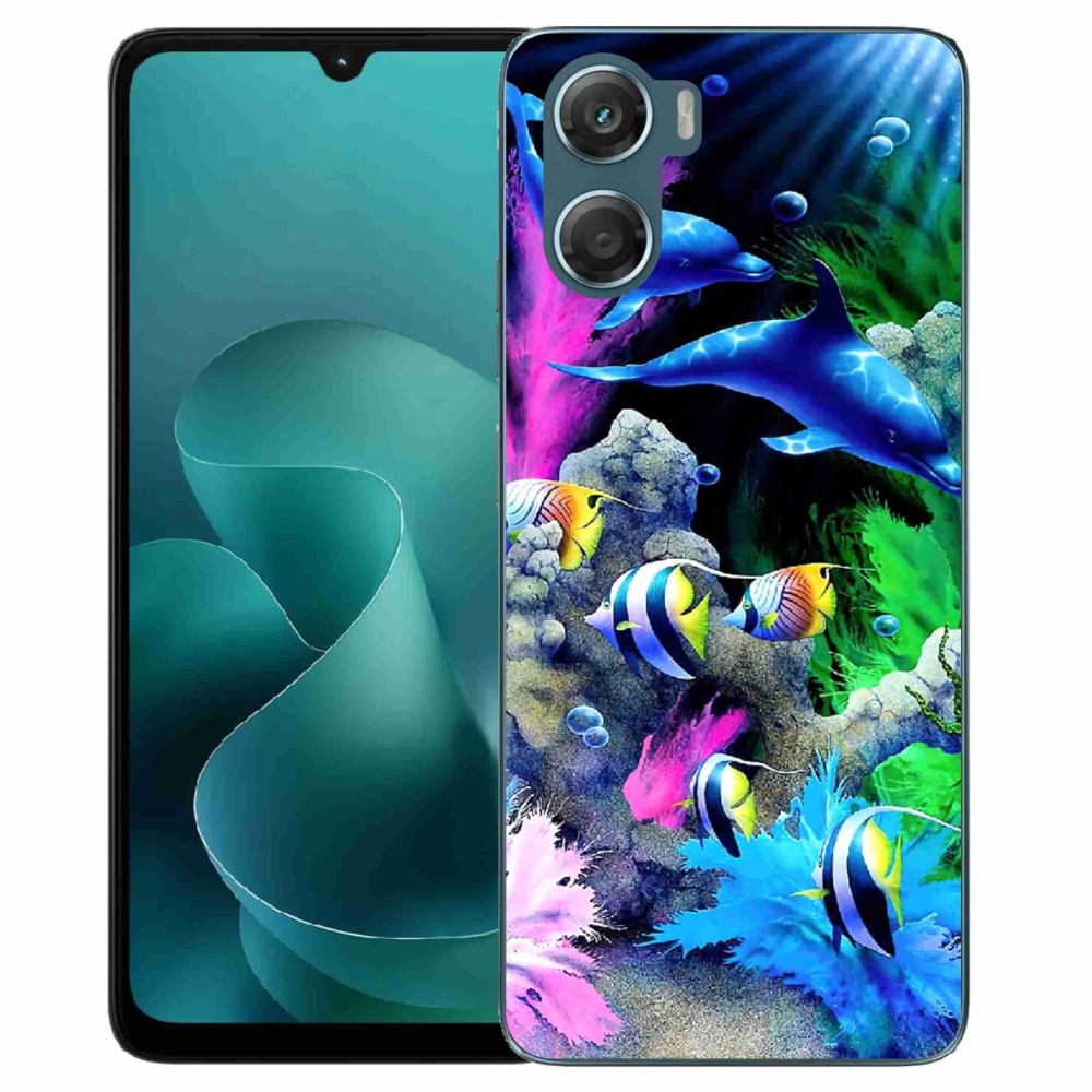 Gélový kryt mmCase na Motorola G06/G06 Power - morský svet