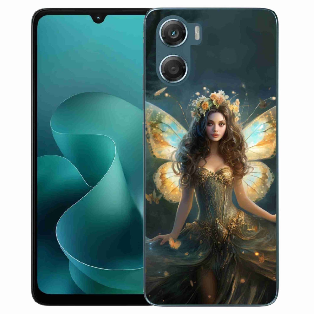 Gélový kryt mmCase na Motorola G06/G06 Power - motýlia žena
