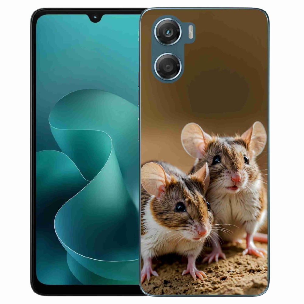 Gélový kryt mmCase na Motorola G06/G06 Power - myšou duo