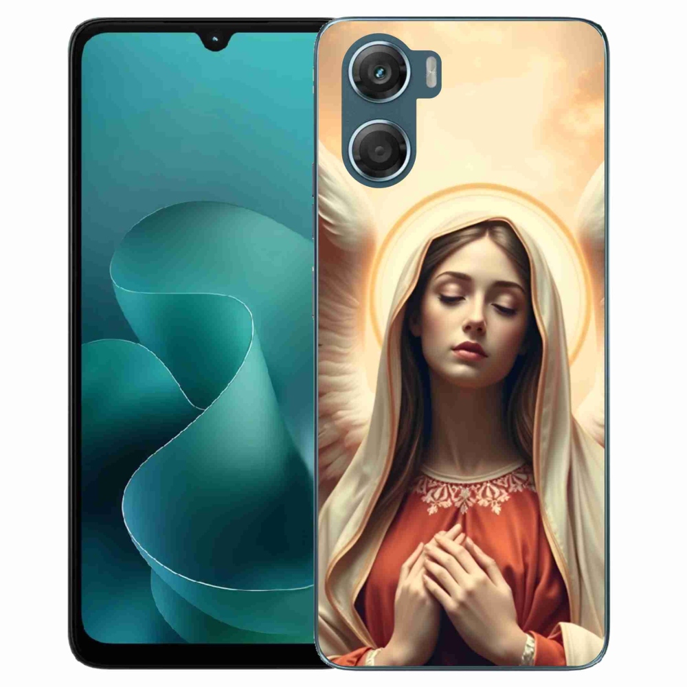 Gélový kryt mmCase na Motorola G06/G06 Power - náboženský motív