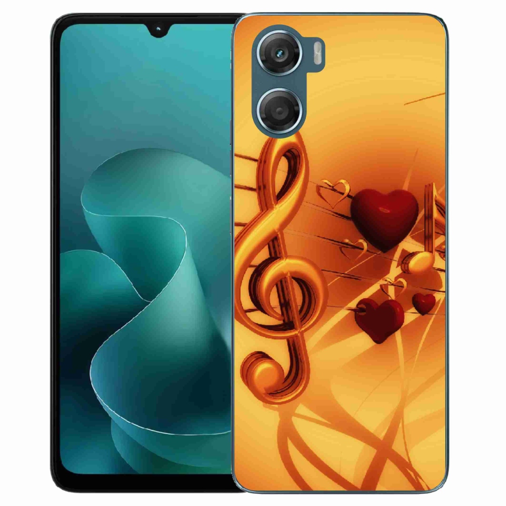 Gélový kryt mmCase na Motorola G06/G06 Power - noty