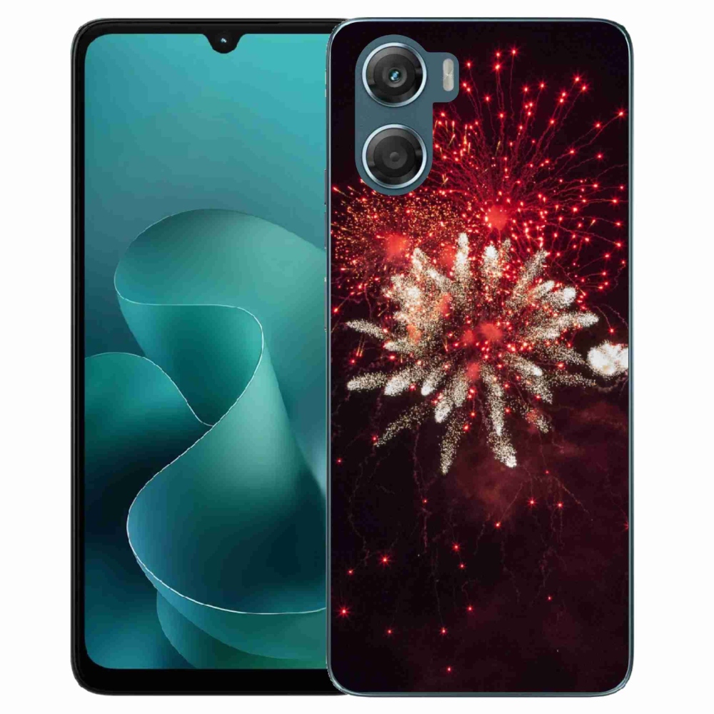 Gélový kryt mmCase na Motorola G06/G06 Power - ohňostroj