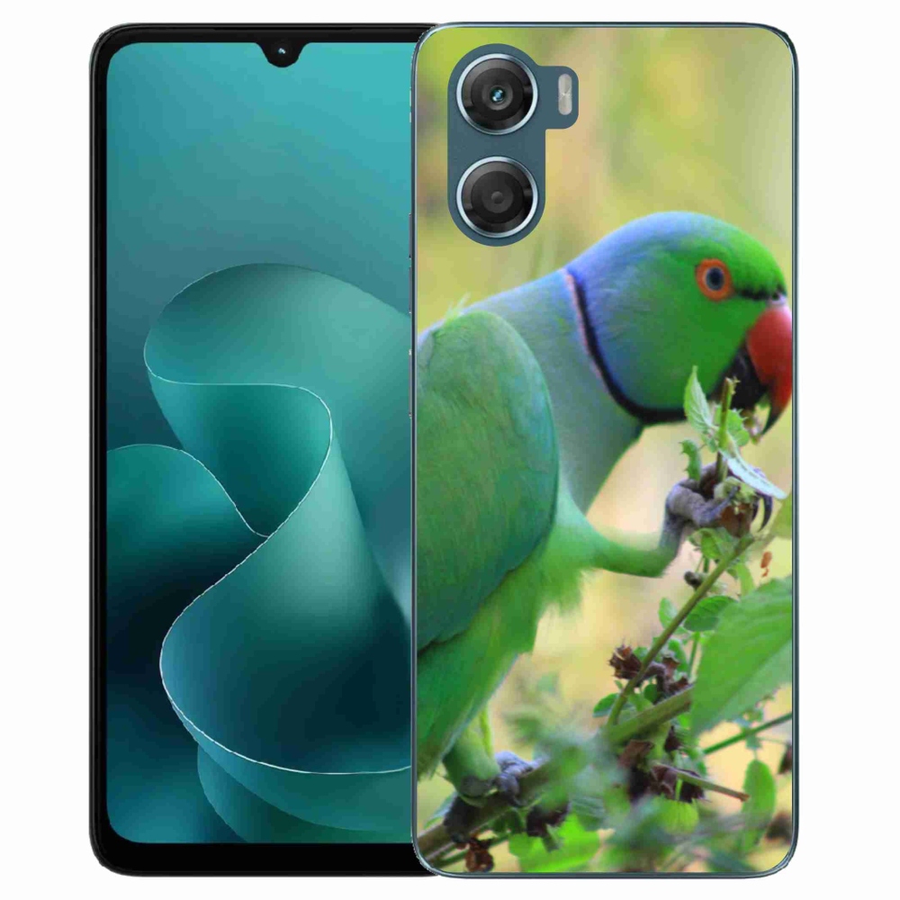Gélový kryt mmCase na Motorola G06/G06 Power - papagáj alexandr