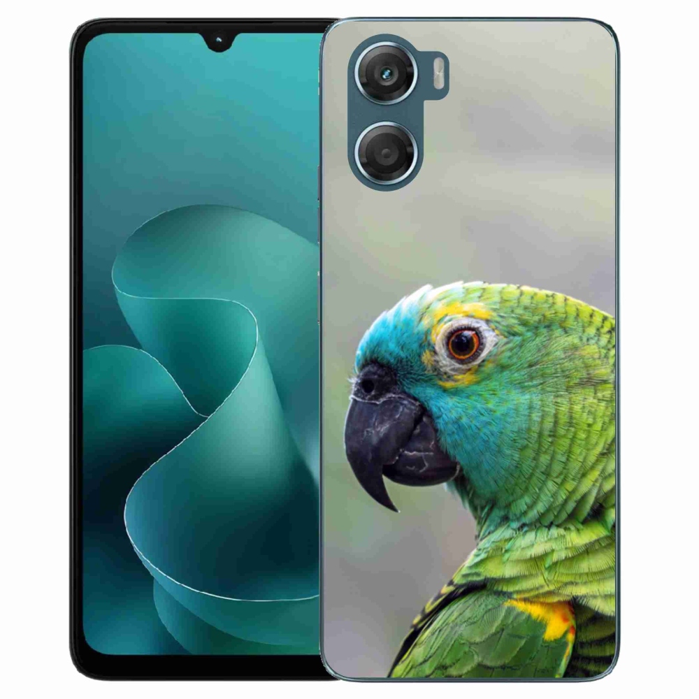 Gélový kryt mmCase na Motorola G06/G06 Power - papagáj amazoňan