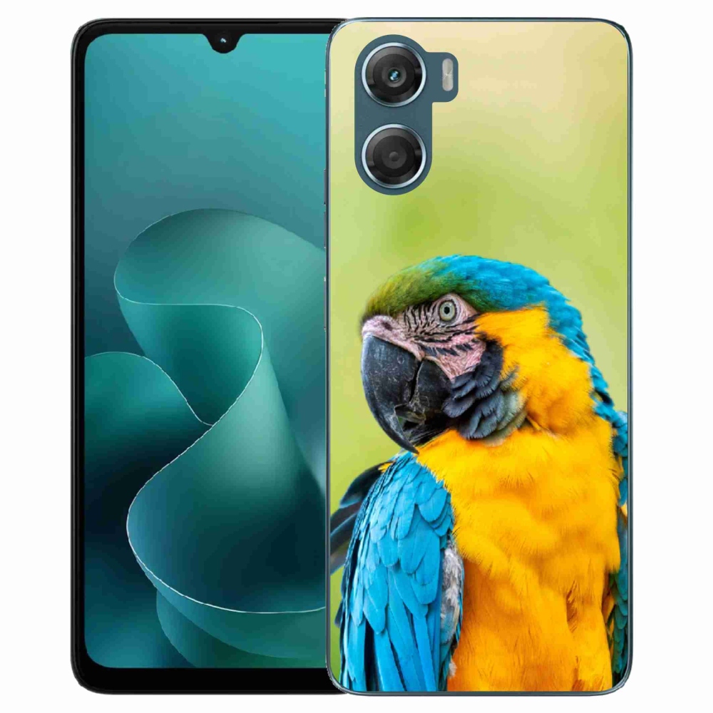 Gélový kryt mmCase na Motorola G06/G06 Power - papagáj ara 2