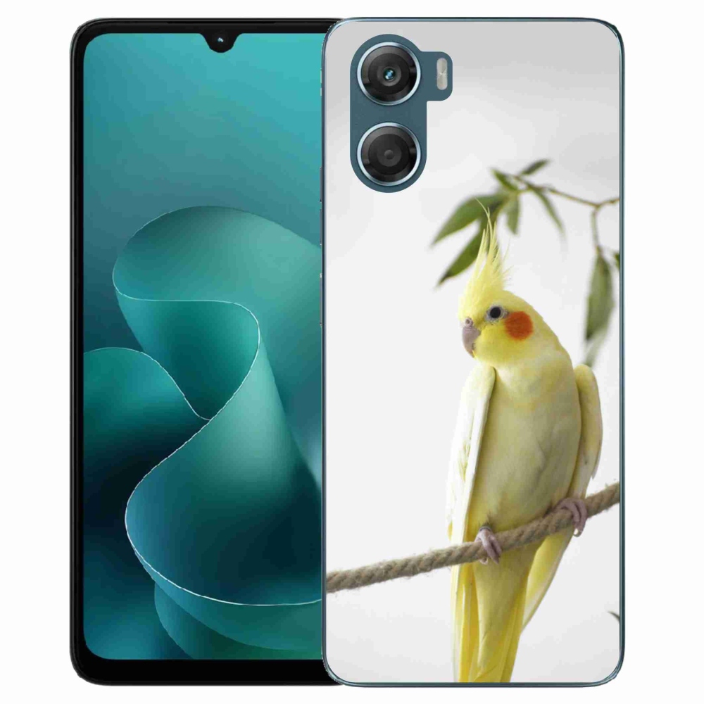 Gélový kryt mmCase na Motorola G06/G06 Power - papagáj korela chocholatá