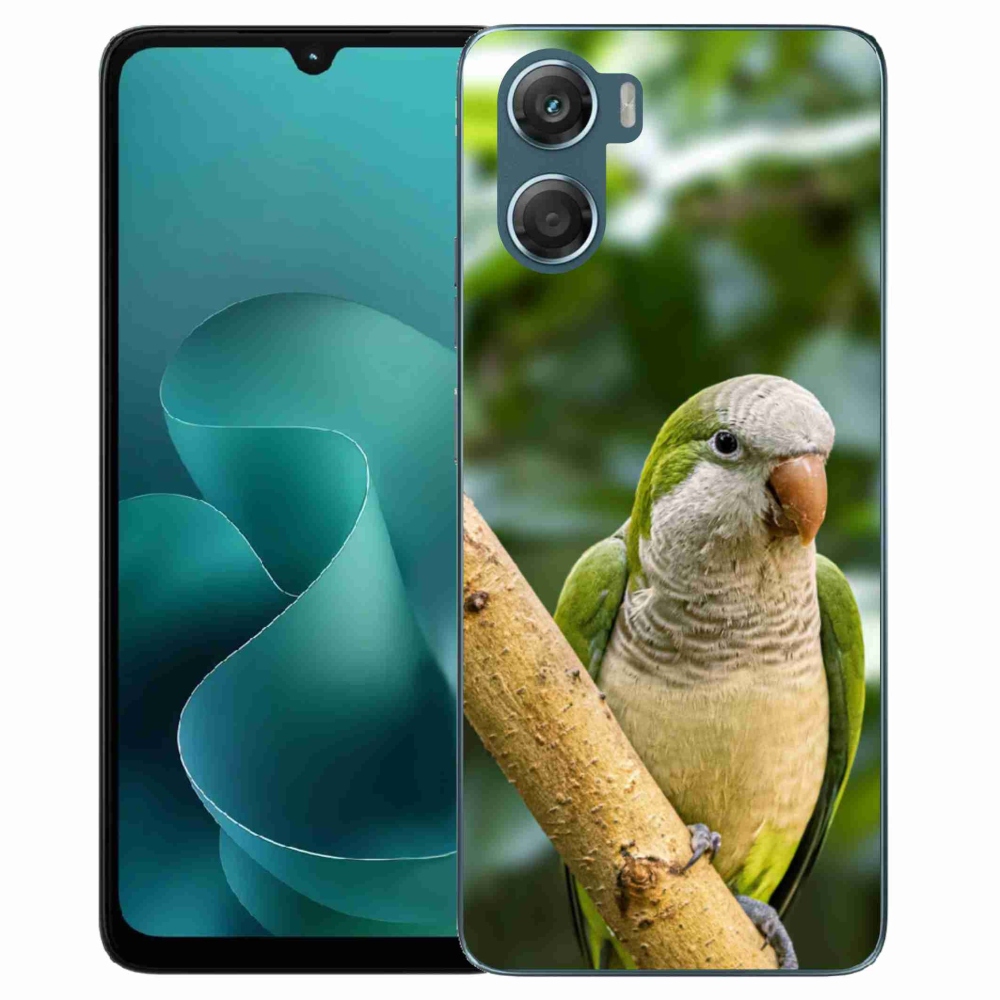 Gélový kryt mmCase na Motorola G06/G06 Power - papagáj mníšok