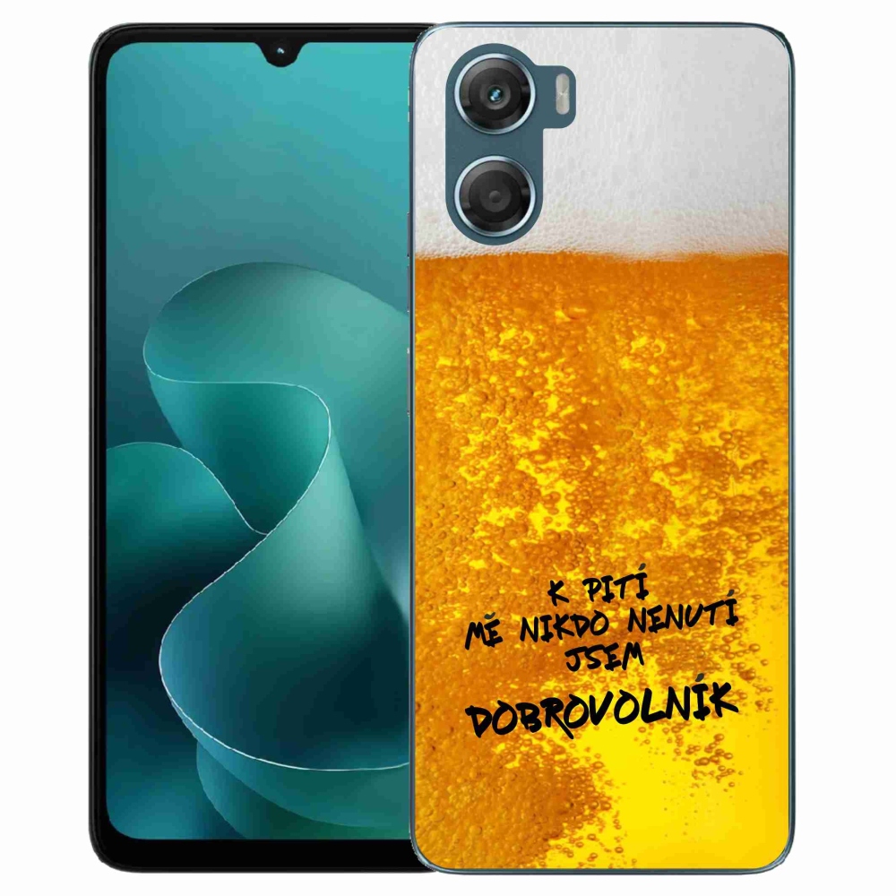 Gélový kryt mmCase na Motorola G06/G06 Power - pivný motív 4