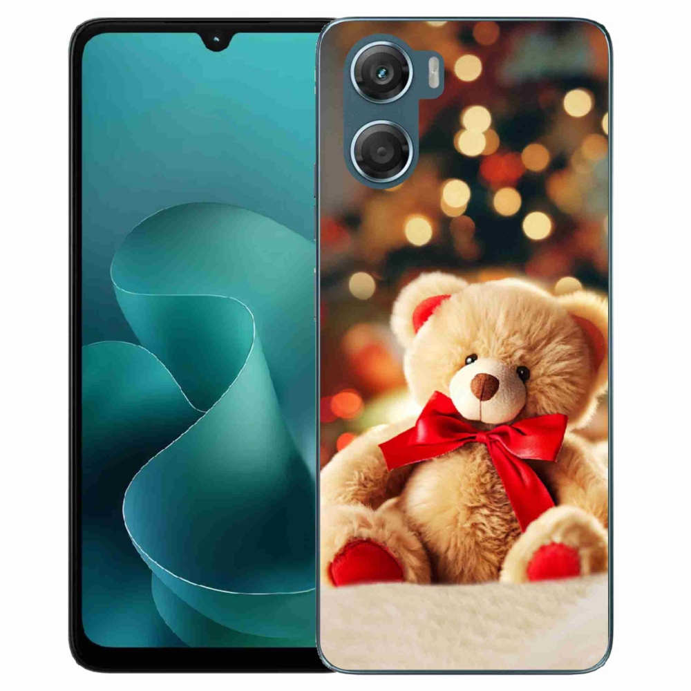 Gélový kryt mmCase na Motorola G06/G06 Power - plyšový medvedík