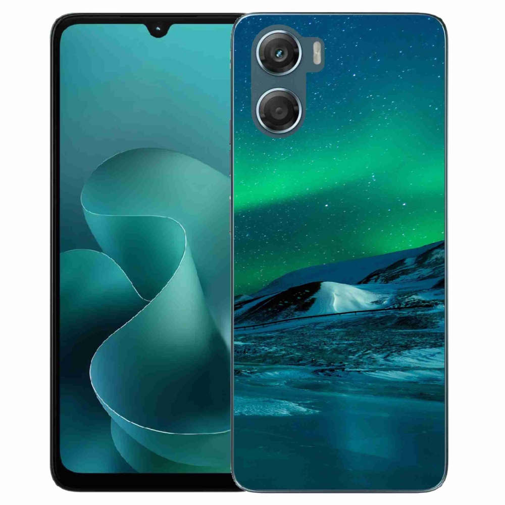 Gélový kryt mmCase na Motorola G06/G06 Power - polárna žiara
