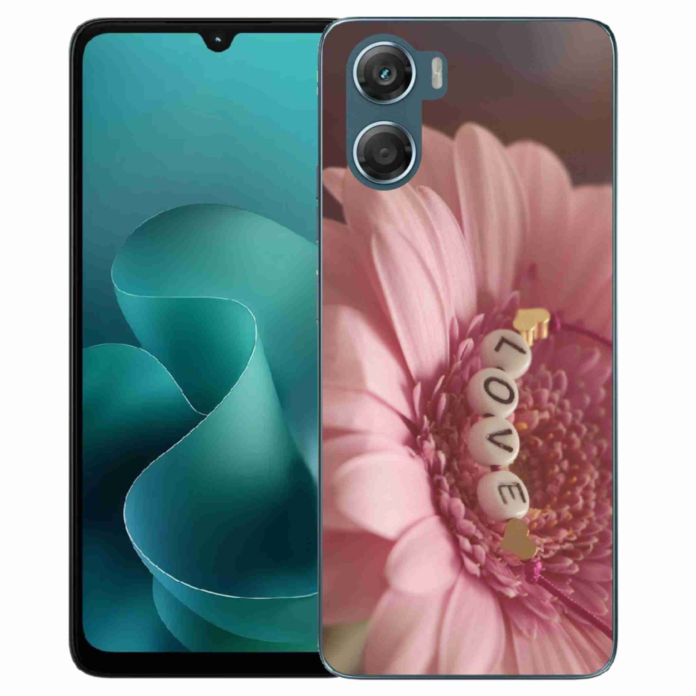 Gélový kryt mmCase na Motorola G06/G06 Power - prívesok love