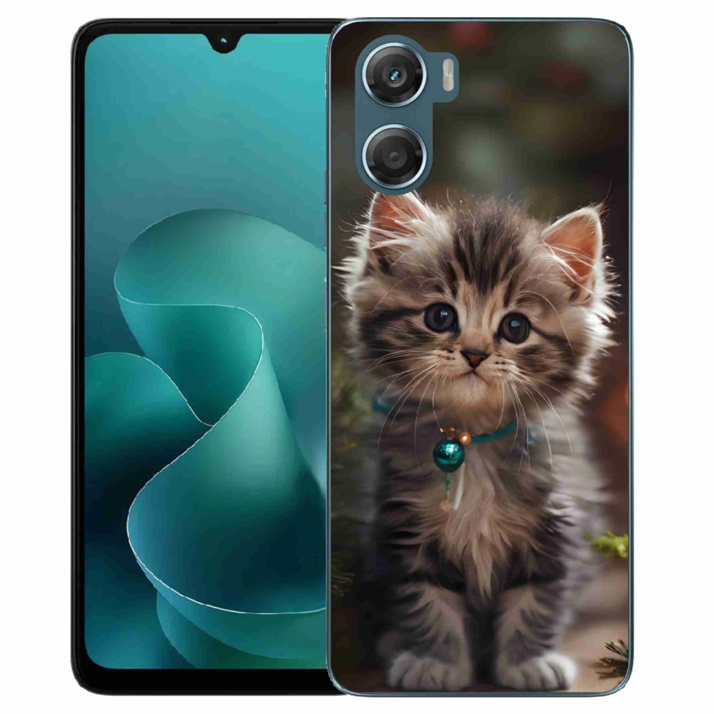 Gélový kryt mmCase na Motorola G06/G06 Power - roztomilé mačiatko 11