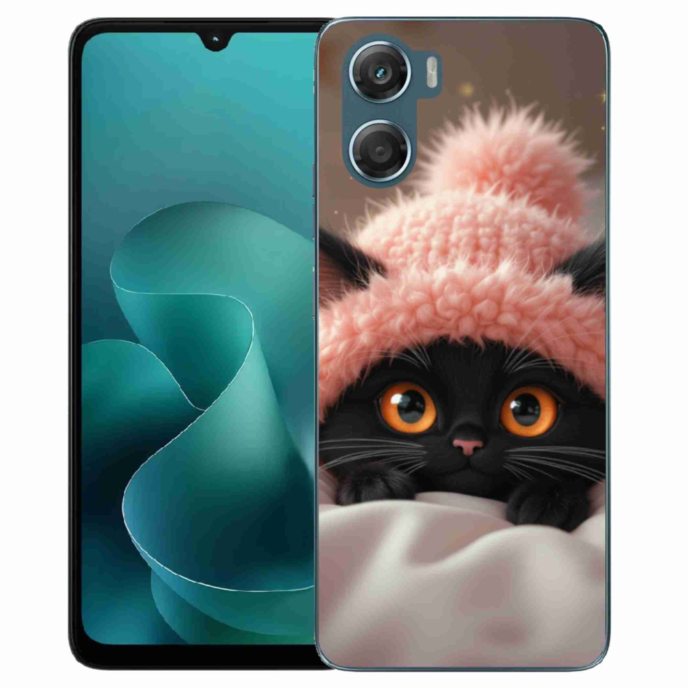 Gélový kryt mmCase na Motorola G06/G06 Power - roztomilé mačiatko 7