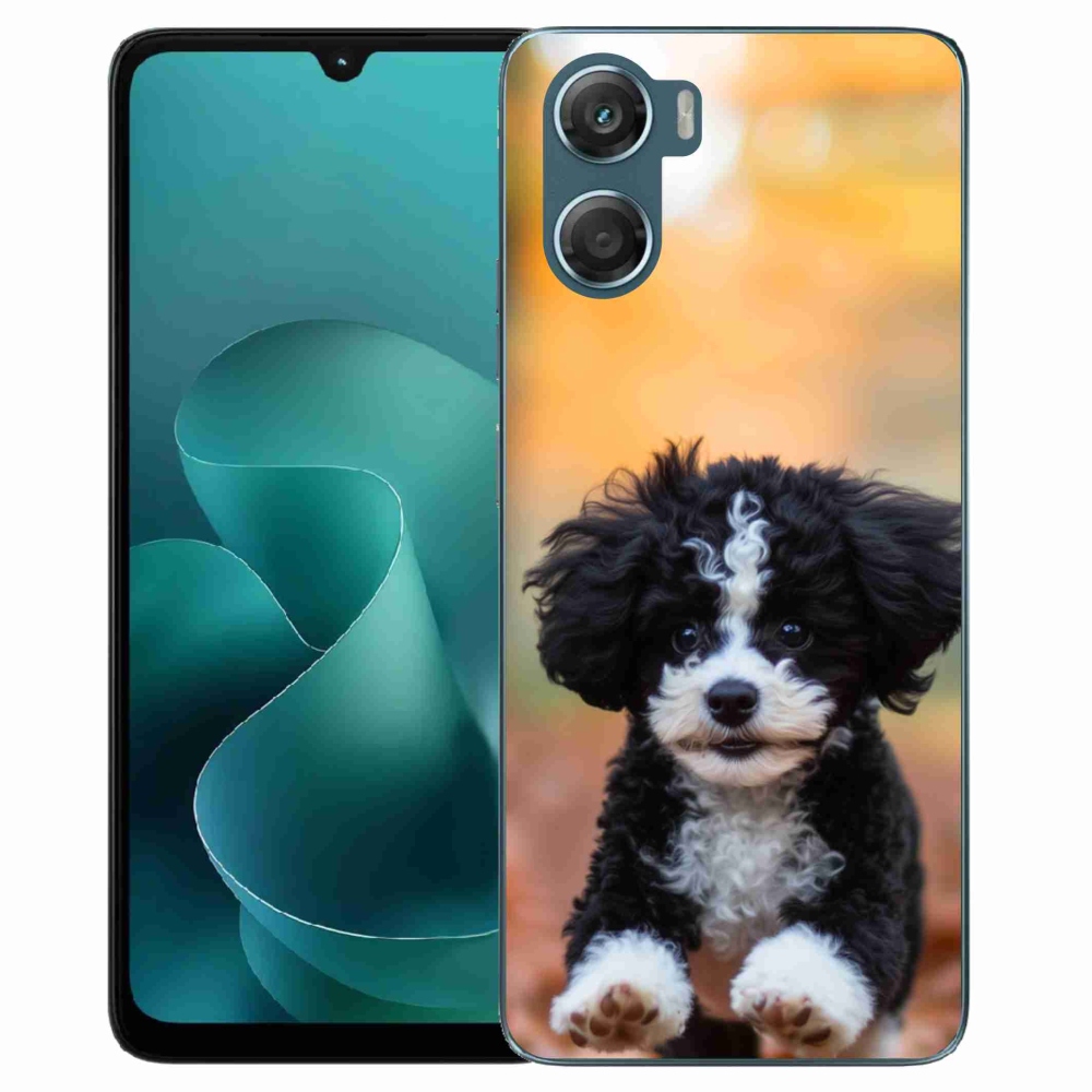 Gélový kryt mmCase na Motorola G06/G06 Power - roztomilé šteňa 2