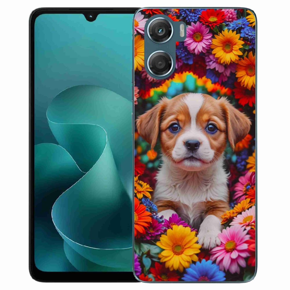 Gélový kryt mmCase na Motorola G06/G06 Power - roztomilé šteňa