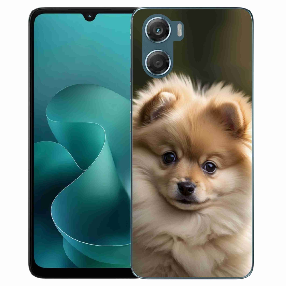 Gélový kryt mmCase na Motorola G06/G06 Power - roztomilý pomeranian 2