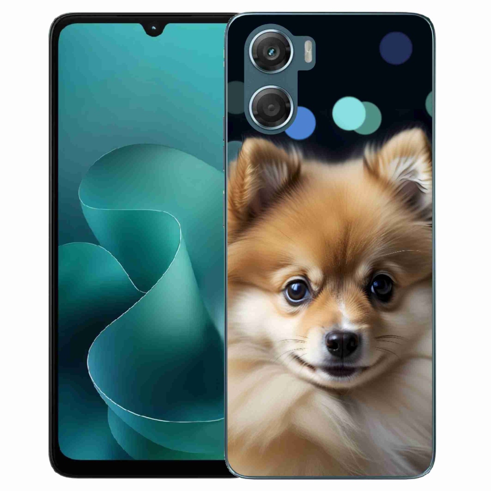 Gélový kryt mmCase na Motorola G06/G06 Power - roztomilý pomeranian