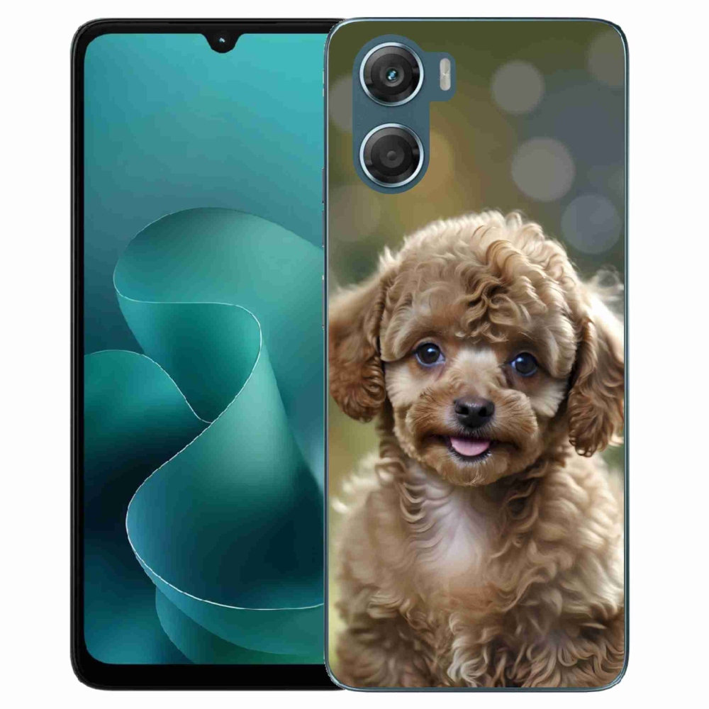 Gélový kryt mmCase na Motorola G06/G06 Power - roztomilý pudel
