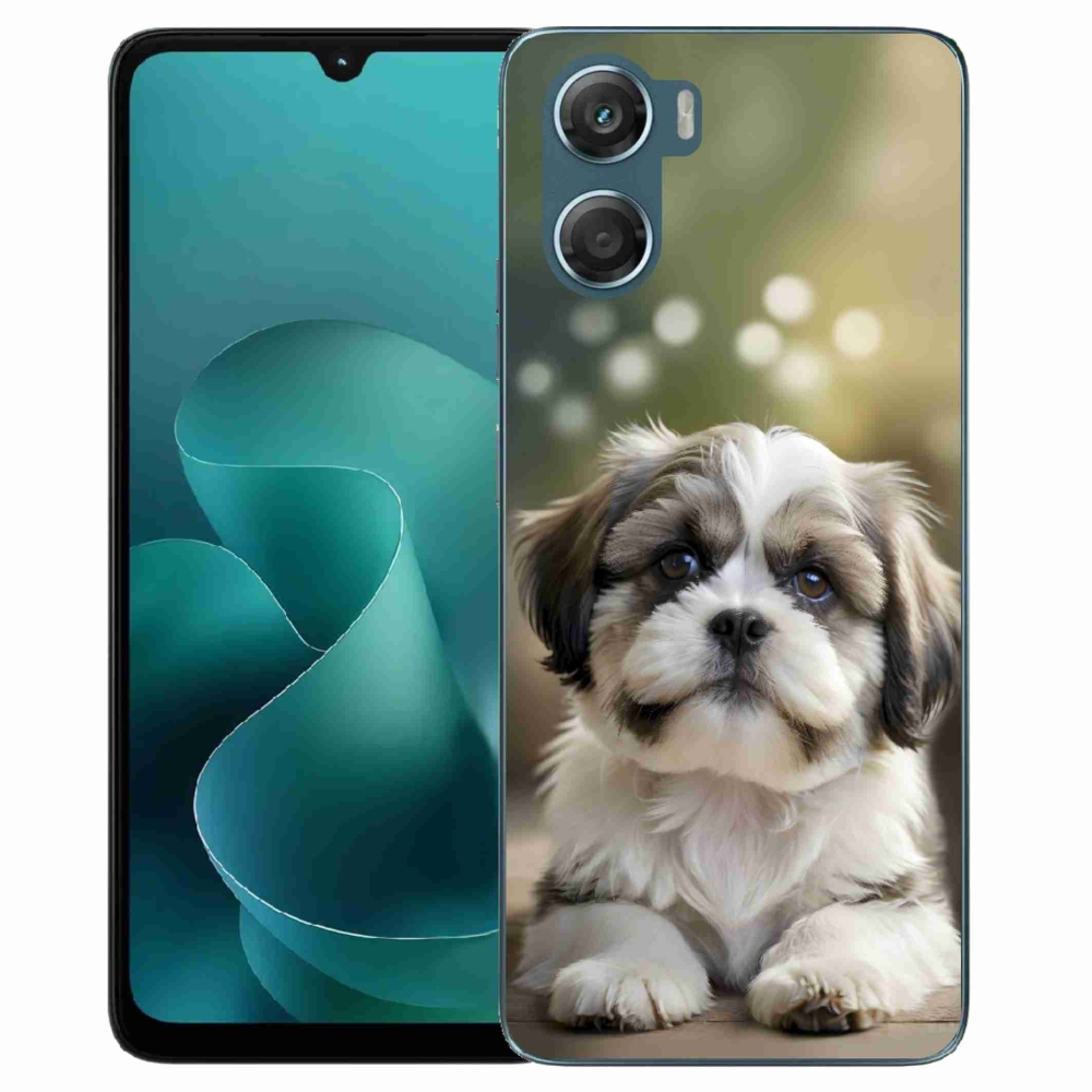 Gélový kryt mmCase na Motorola G06/G06 Power - roztomilý shih-tzu