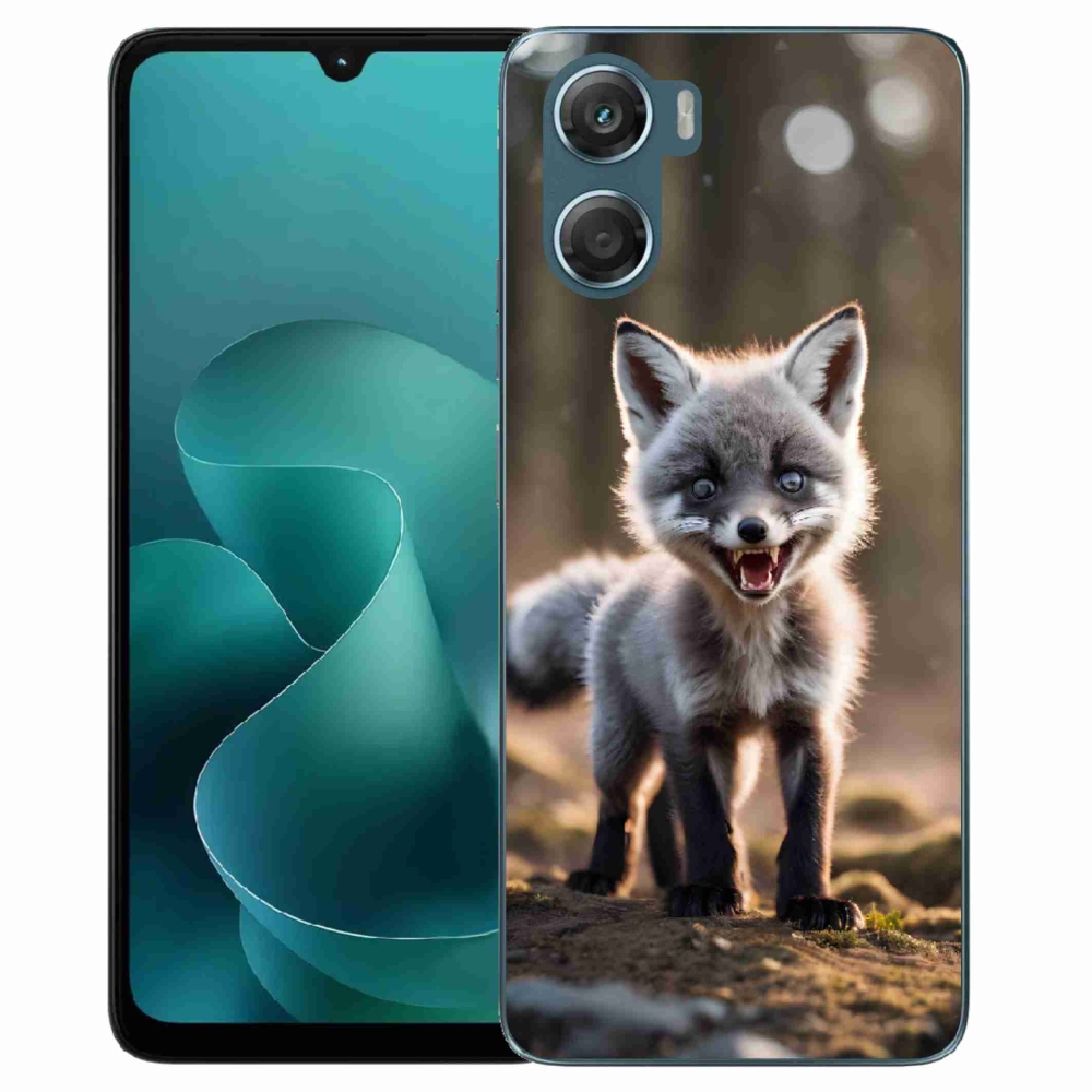 Gélový kryt mmCase na Motorola G06/G06 Power - rozzúrená líška