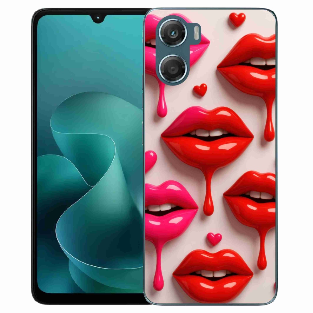 Gélový kryt mmCase na Motorola G06/G06 Power - pery 2