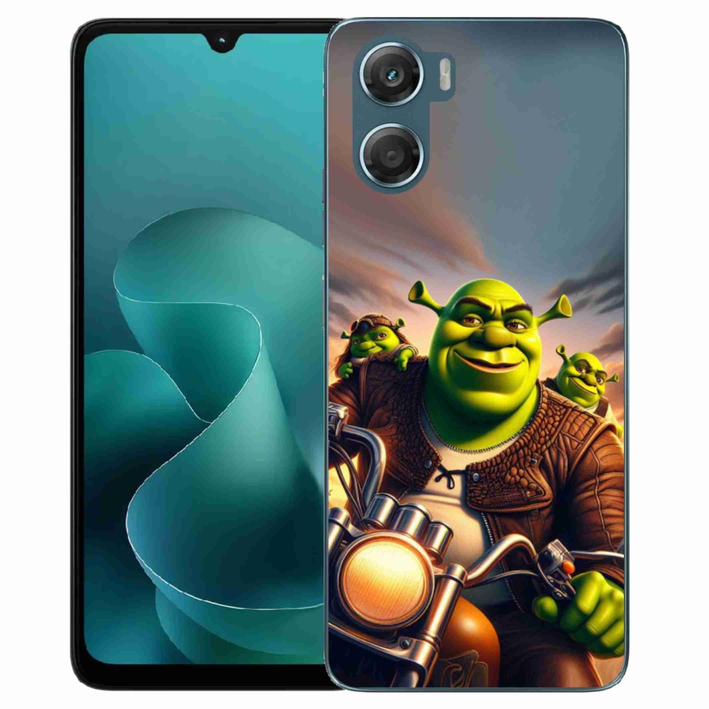 Gélový kryt mmCase na Motorola G06/G06 Power - shrek na motorke