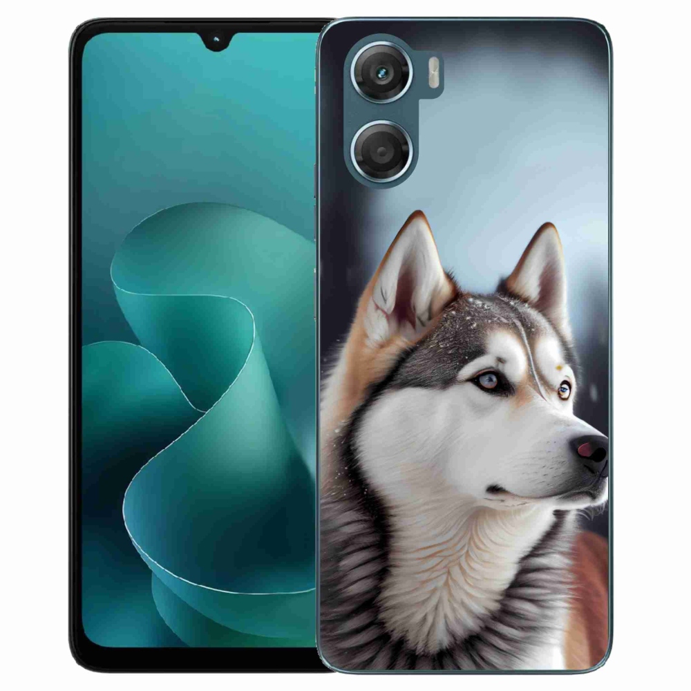 Gélový kryt mmCase na Motorola G06/G06 Power - sibírsky husky