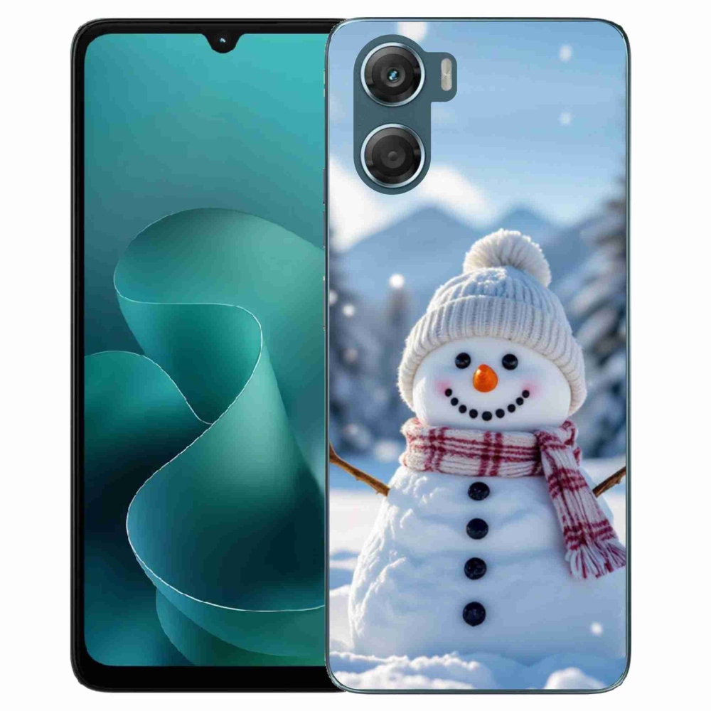 Gélový kryt mmCase na Motorola G06/G06 Power - snehuliak 3