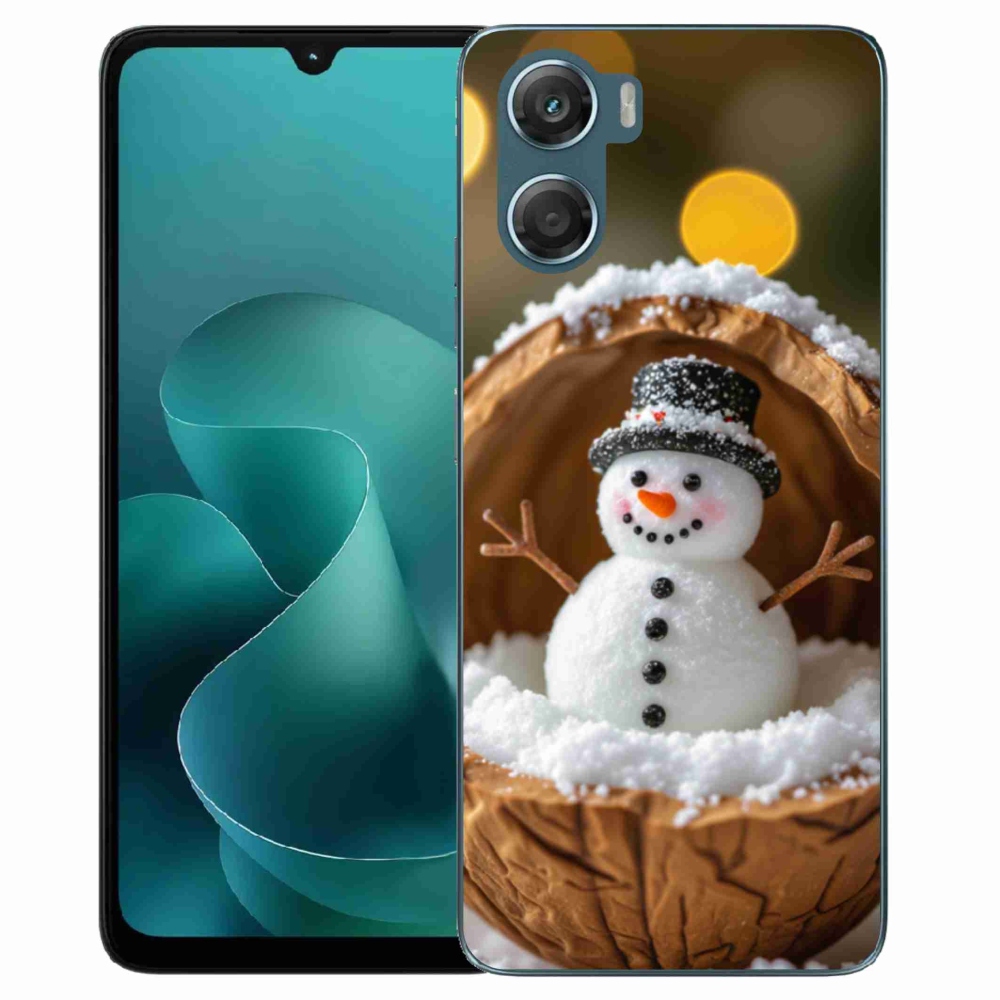 Gélový kryt mmCase na Motorola G06/G06 Power - snehuliak 4