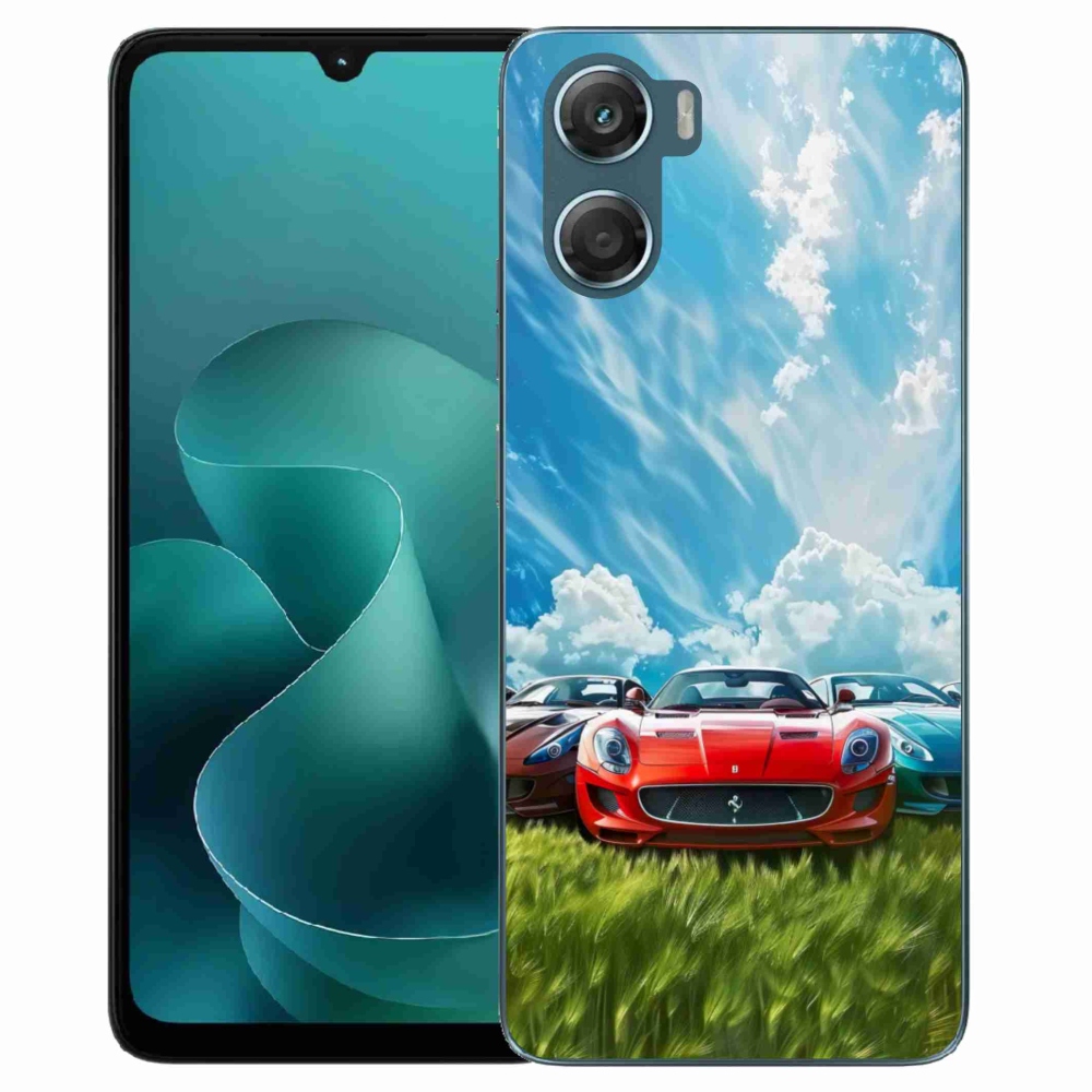 Gélový kryt mmCase na Motorola G06/G06 Power - športové vozidlá