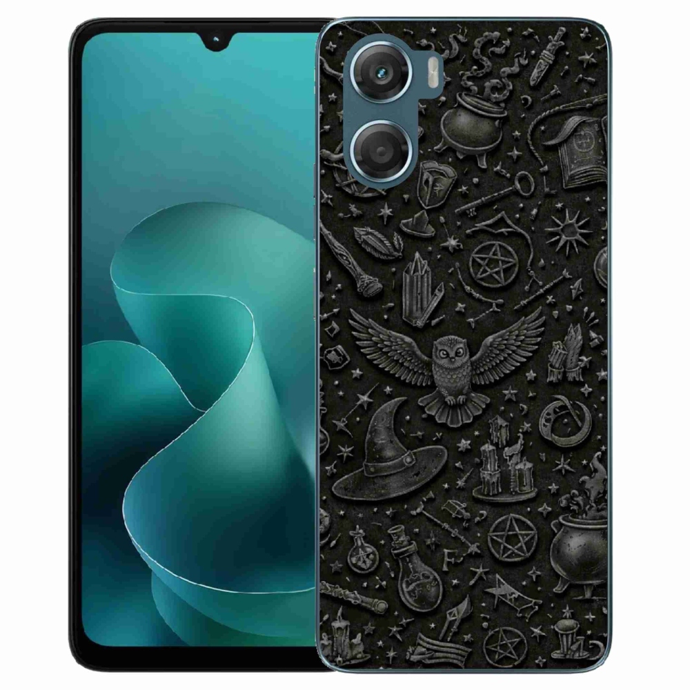Gélový kryt mmCase na Motorola G06/G06 Power - tmavý magický svet