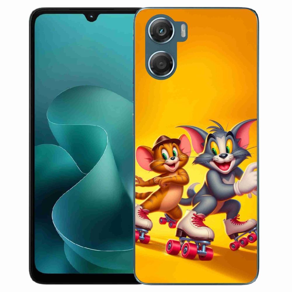 Gélový kryt mmCase na Motorola G06/G06 Power - tom a jerry