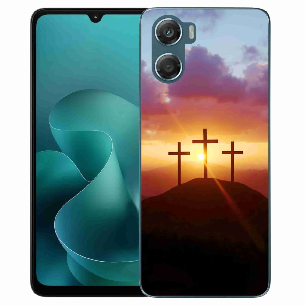 Gélový kryt mmCase na Motorola G06/G06 Power - tri kríža