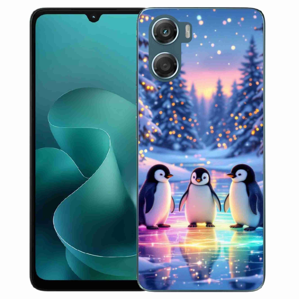 Gélový kryt mmCase na Motorola G06/G06 Power - tučniaky