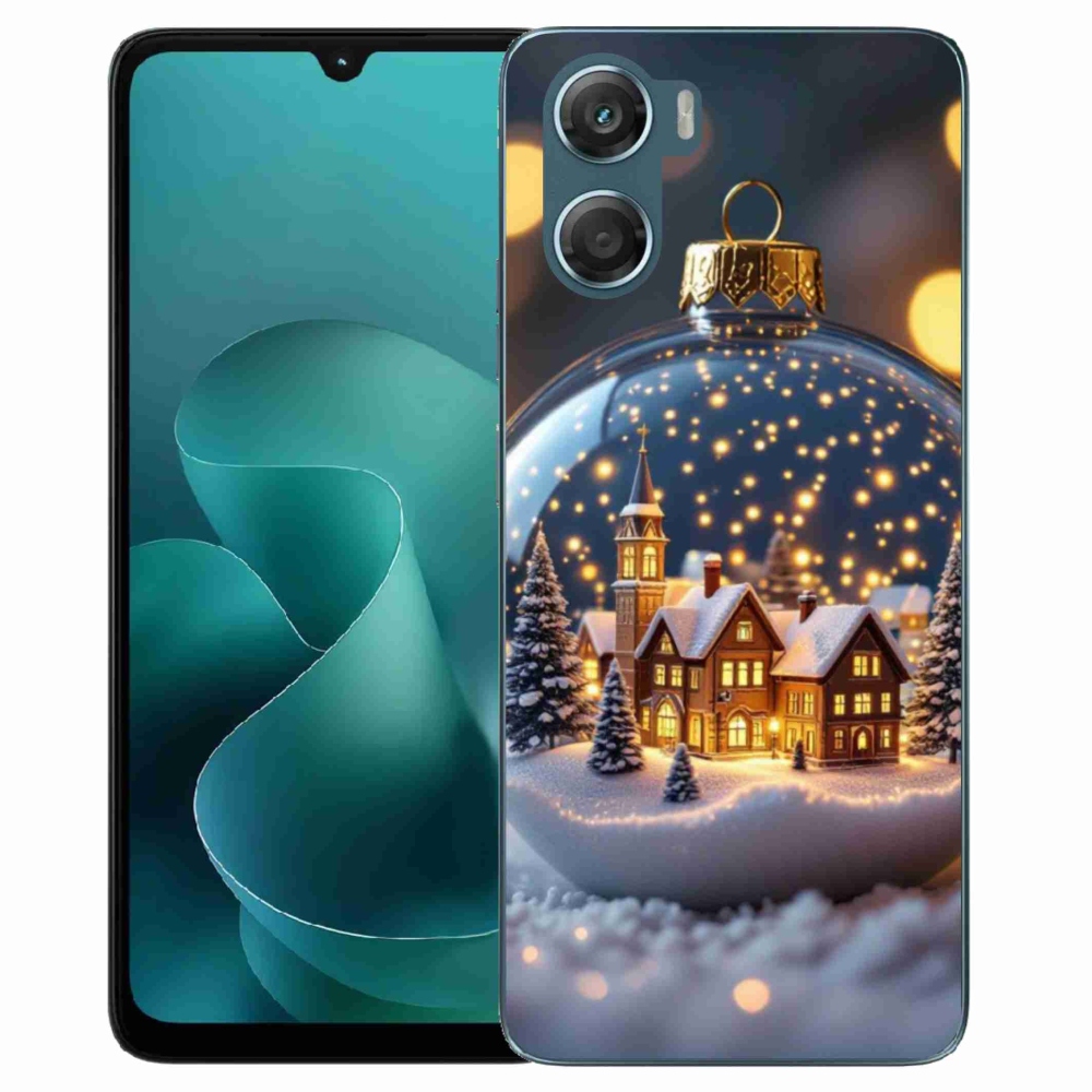 Gélový kryt mmCase na Motorola G06/G06 Power - vianočné gule 4